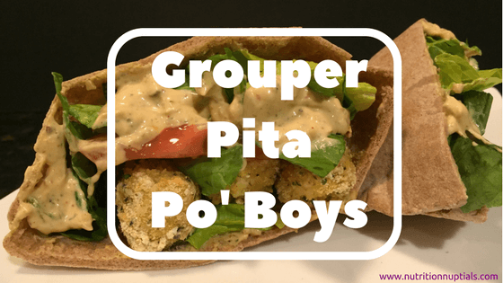 Grouper Pita Po' Boys