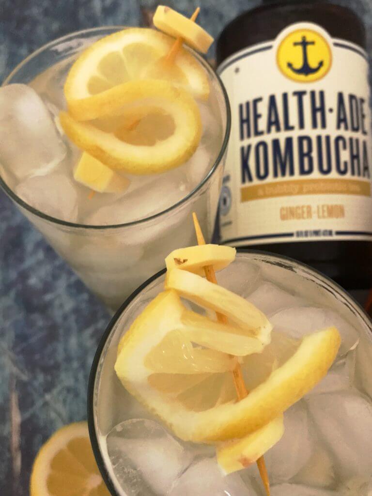 Kombullet Kocktail Recipe | Probiotic Cocktail | Kombucha Cocktail Recipe | Nutrition Nuptials | Mandy Enright MS RDN RYT