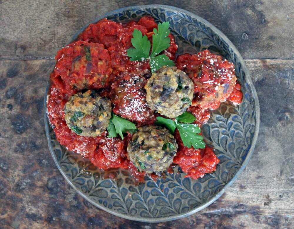 Meatless Meatballs Recipe Recipe | Nutrition Nuptials | Mandy Enright MS RDN RYT