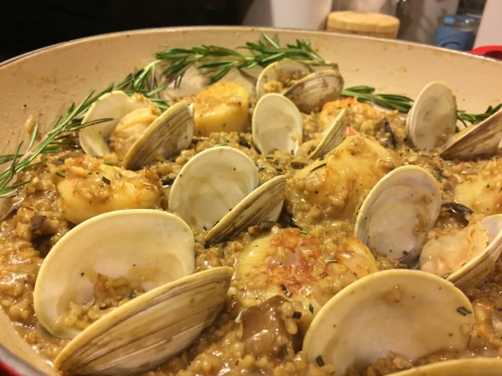 Freekeh Seafood Risotto