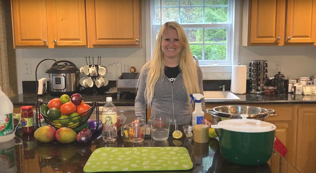 How to make your own produce wash and spray at home